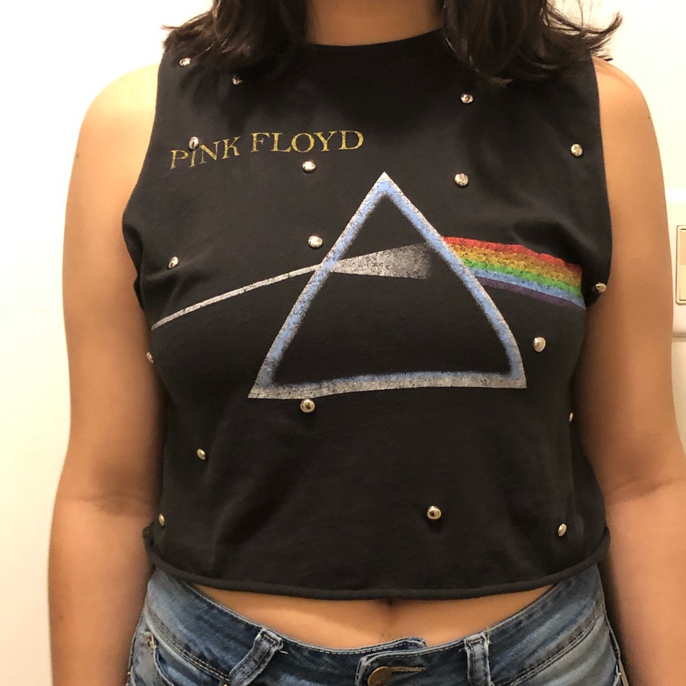Pink Floyd crop top